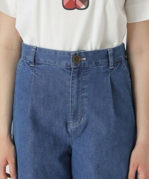 BLUE LABEL / BLACK LABEL CRESTBRIDGE / ブルーレーベル / ブラックレーベル・クレストブリッジ  その他パンツ | 【BLUE LABEL DENIM】【接触冷感】ワイドパンツ | 詳細12