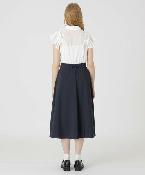 BLUE LABEL / BLACK LABEL CRESTBRIDGE / ブルーレーベル / ブラックレーベル・クレストブリッジ  ミニ・ひざ丈スカート | ウォッシャブルストレッチマリンスカート | 詳細3