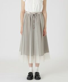 BLUE LABEL / BLACK LABEL CRESTBRIDGE / ブルーレーベル / ブラックレーベル・クレストブリッジ  ミニ・ひざ丈スカート | グラデーションチュールスカート