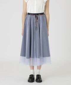 BLUE LABEL / BLACK LABEL CRESTBRIDGE / ブルーレーベル / ブラックレーベル・クレストブリッジ  ミニ・ひざ丈スカート | グラデーションチュールスカート