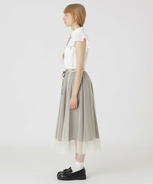 BLUE LABEL / BLACK LABEL CRESTBRIDGE / ブルーレーベル / ブラックレーベル・クレストブリッジ  ミニ・ひざ丈スカート | グラデーションチュールスカート | 詳細2