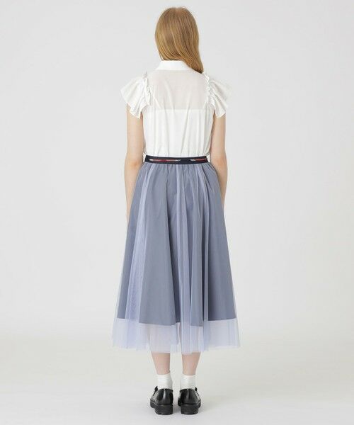 BLUE LABEL / BLACK LABEL CRESTBRIDGE / ブルーレーベル / ブラックレーベル・クレストブリッジ  ミニ・ひざ丈スカート | グラデーションチュールスカート | 詳細9