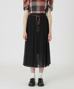 BLUE LABEL / BLACK LABEL CRESTBRIDGE / ブルーレーベル / ブラックレーベル・クレストブリッジ  ミニ・ひざ丈スカート | 【店舗限定】シアーストライプフレアスカート