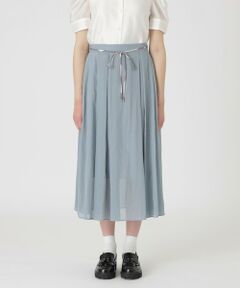 BLUE LABEL / BLACK LABEL CRESTBRIDGE / ブルーレーベル / ブラックレーベル・クレストブリッジ  ミニ・ひざ丈スカート | 【店舗限定】シアーストライプフレアスカート