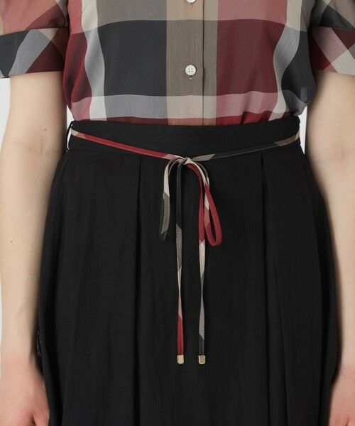 BLUE LABEL / BLACK LABEL CRESTBRIDGE / ブルーレーベル / ブラックレーベル・クレストブリッジ  ミニ・ひざ丈スカート | 【店舗限定】シアーストライプフレアスカート | 詳細4