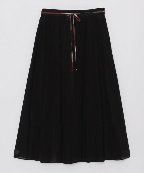 BLUE LABEL / BLACK LABEL CRESTBRIDGE / ブルーレーベル / ブラックレーベル・クレストブリッジ  ミニ・ひざ丈スカート | 【店舗限定】シアーストライプフレアスカート | 詳細6