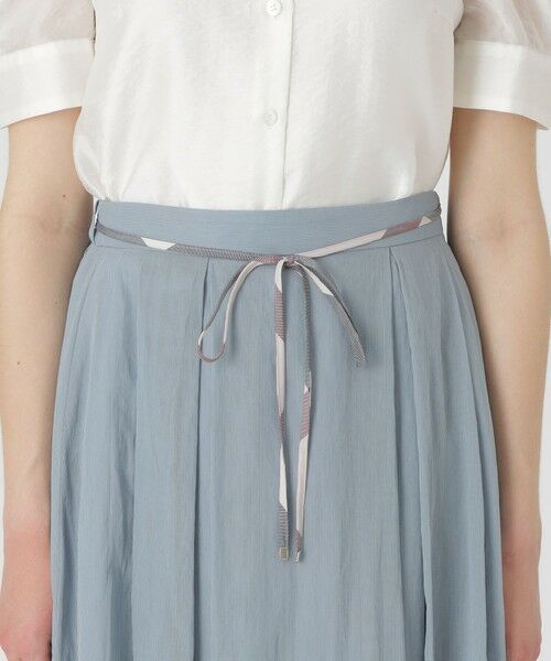 BLUE LABEL / BLACK LABEL CRESTBRIDGE / ブルーレーベル / ブラックレーベル・クレストブリッジ  ミニ・ひざ丈スカート | 【店舗限定】シアーストライプフレアスカート | 詳細10