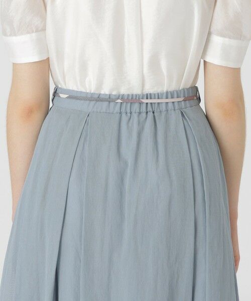 BLUE LABEL / BLACK LABEL CRESTBRIDGE / ブルーレーベル / ブラックレーベル・クレストブリッジ  ミニ・ひざ丈スカート | 【店舗限定】シアーストライプフレアスカート | 詳細11