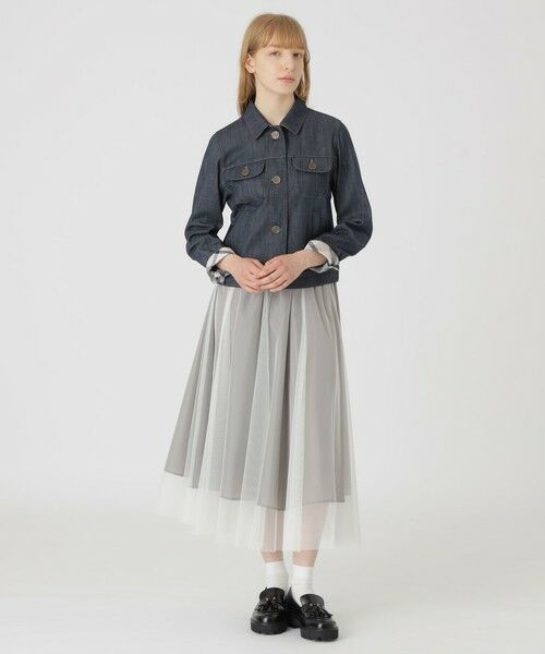 BLUE LABEL / BLACK LABEL CRESTBRIDGE / ブルーレーベル / ブラックレーベル・クレストブリッジ  その他アウター | 【一部店舗限定】スラブシャンブレーデニムジャケット | 詳細2