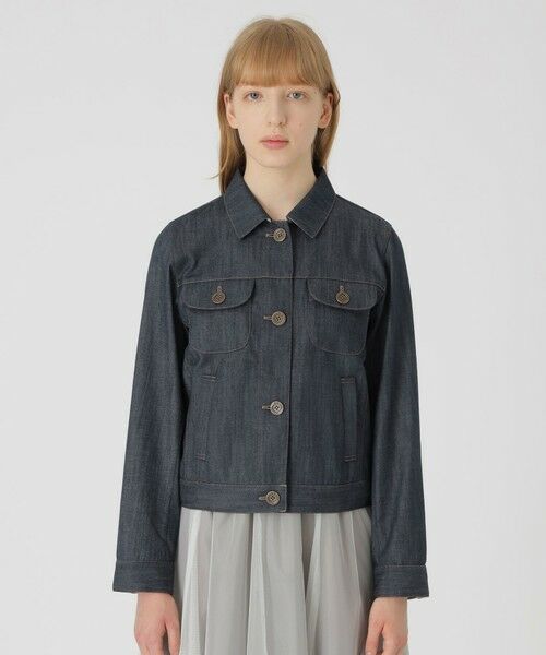 BLUE LABEL / BLACK LABEL CRESTBRIDGE / ブルーレーベル / ブラックレーベル・クレストブリッジ  その他アウター | 【一部店舗限定】スラブシャンブレーデニムジャケット | 詳細3