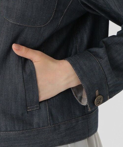 BLUE LABEL / BLACK LABEL CRESTBRIDGE / ブルーレーベル / ブラックレーベル・クレストブリッジ  その他アウター | 【一部店舗限定】スラブシャンブレーデニムジャケット | 詳細6