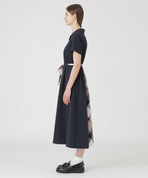 BLUE LABEL / BLACK LABEL CRESTBRIDGE / ブルーレーベル / ブラックレーベル・クレストブリッジ  ドレス | 【一部店舗限定】ハイゲージポンチカラーネックドレス | 詳細13