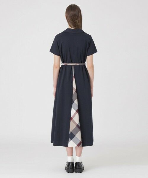 BLUE LABEL / BLACK LABEL CRESTBRIDGE / ブルーレーベル / ブラックレーベル・クレストブリッジ  ドレス | 【一部店舗限定】ハイゲージポンチカラーネックドレス | 詳細14