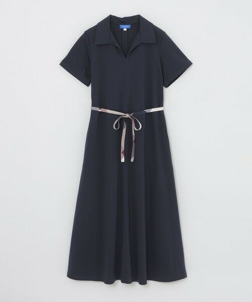 BLUE LABEL / BLACK LABEL CRESTBRIDGE / ブルーレーベル / ブラックレーベル・クレストブリッジ  ドレス | 【一部店舗限定】ハイゲージポンチカラーネックドレス | 詳細18