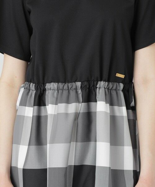 BLUE LABEL / BLACK LABEL CRESTBRIDGE / ブルーレーベル / ブラックレーベル・クレストブリッジ  ドレス | 【一部店舗限定】クレストブリッジチェックライトクロッシングツイルコンビドレス | 詳細3