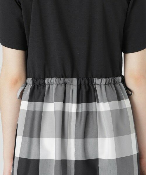 BLUE LABEL / BLACK LABEL CRESTBRIDGE / ブルーレーベル / ブラックレーベル・クレストブリッジ  ドレス | 【一部店舗限定】クレストブリッジチェックライトクロッシングツイルコンビドレス | 詳細4