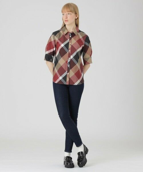 BLUE LABEL / BLACK LABEL CRESTBRIDGE / ブルーレーベル / ブラックレーベル・クレストブリッジ  シャツ・ブラウス | 【一部店舗限定】クレストブリッジチェックブラウス | 詳細1
