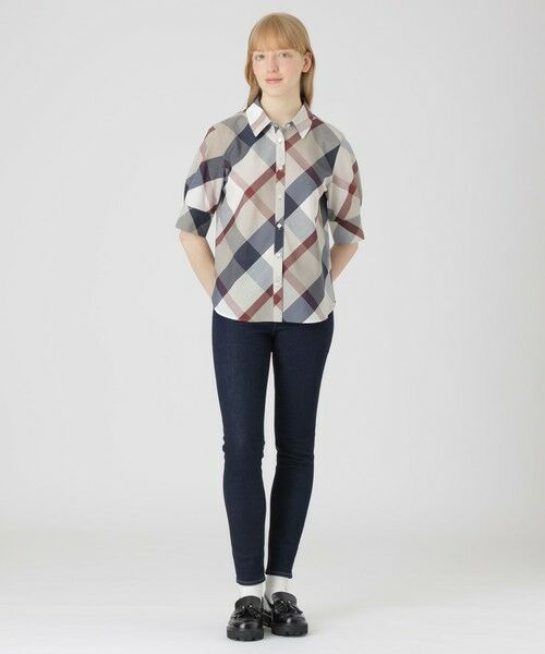 BLUE LABEL / BLACK LABEL CRESTBRIDGE / ブルーレーベル / ブラックレーベル・クレストブリッジ  シャツ・ブラウス | 【一部店舗限定】クレストブリッジチェックブラウス | 詳細6