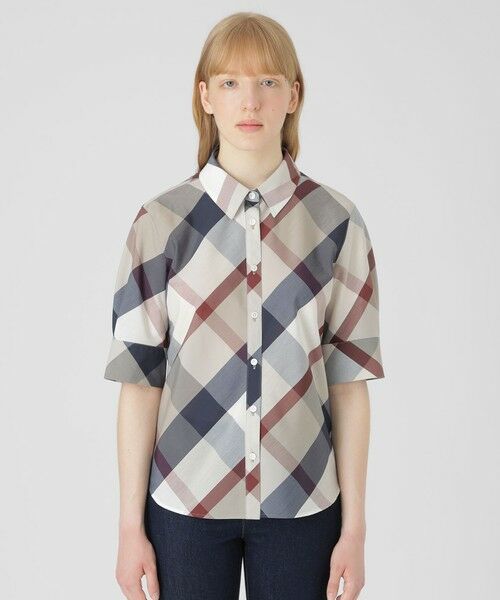 BLUE LABEL / BLACK LABEL CRESTBRIDGE / ブルーレーベル / ブラックレーベル・クレストブリッジ  シャツ・ブラウス | 【一部店舗限定】クレストブリッジチェックブラウス | 詳細7