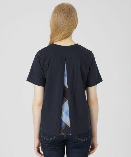 BLUE LABEL / BLACK LABEL CRESTBRIDGE / ブルーレーベル / ブラックレーベル・クレストブリッジ  カットソー | 【一部店舗限定】バックチェック切り替えTシャツ | 詳細16
