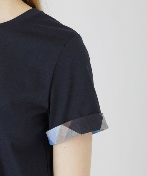 BLUE LABEL / BLACK LABEL CRESTBRIDGE / ブルーレーベル / ブラックレーベル・クレストブリッジ  カットソー | 【一部店舗限定】バックチェック切り替えTシャツ | 詳細17