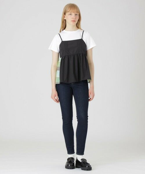 BLUE LABEL / BLACK LABEL CRESTBRIDGE / ブルーレーベル / ブラックレーベル・クレストブリッジ カットソー | 【一部店舗限定】パーシャルチェックキャミコンビ | 詳細8