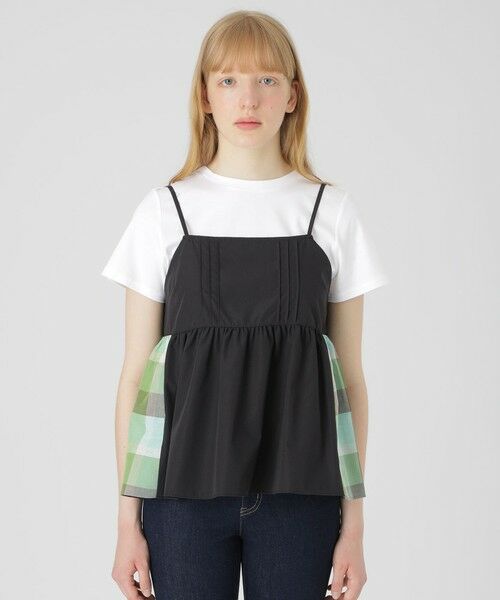 BLUE LABEL / BLACK LABEL CRESTBRIDGE / ブルーレーベル / ブラックレーベル・クレストブリッジ カットソー | 【一部店舗限定】パーシャルチェックキャミコンビ | 詳細9