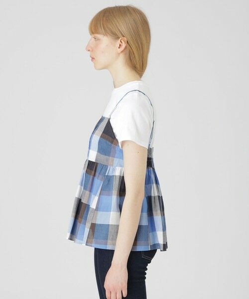 BLUE LABEL / BLACK LABEL CRESTBRIDGE / ブルーレーベル / ブラックレーベル・クレストブリッジ カットソー | 【一部店舗限定】クレストブリッジチェックキャミコンビ | 詳細3
