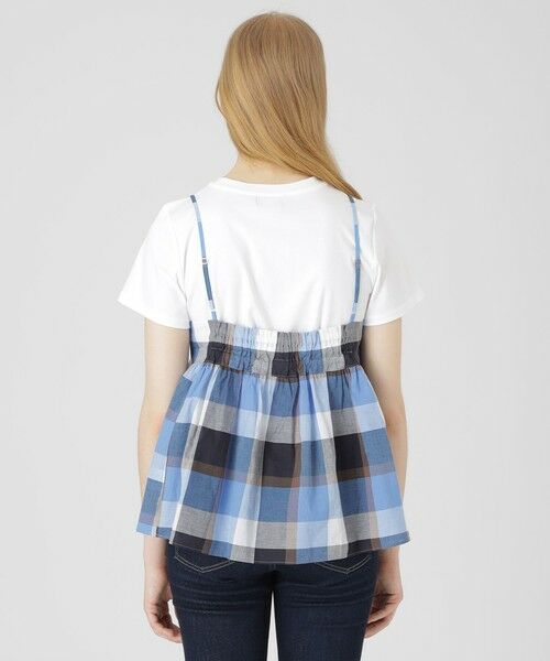 BLUE LABEL / BLACK LABEL CRESTBRIDGE / ブルーレーベル / ブラックレーベル・クレストブリッジ カットソー | 【一部店舗限定】クレストブリッジチェックキャミコンビ | 詳細4