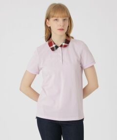 BLUE LABEL / BLACK LABEL CRESTBRIDGE / ブルーレーベル / ブラックレーベル・クレストブリッジ  カットソー | 【一部店舗限定】チェックカラーカノコポロ
