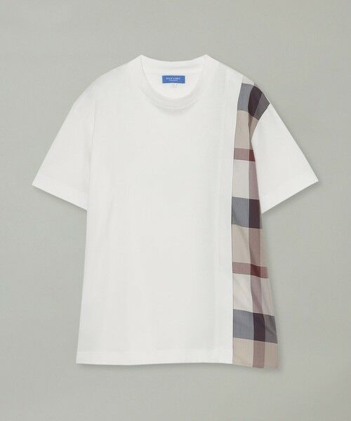 BLUE LABEL / BLACK LABEL CRESTBRIDGE / ブルーレーベル / ブラックレーベル・クレストブリッジ  カットソー | 【一部店舗限定】コンパクトスムースパーシャルチェックTシャツ | 詳細5