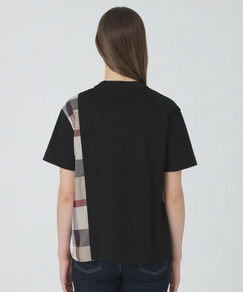 BLUE LABEL / BLACK LABEL CRESTBRIDGE / ブルーレーベル / ブラックレーベル・クレストブリッジ  カットソー | 【一部店舗限定】コンパクトスムースパーシャルチェックTシャツ | 詳細9