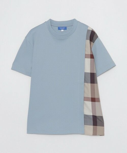 BLUE LABEL / BLACK LABEL CRESTBRIDGE / ブルーレーベル / ブラックレーベル・クレストブリッジ  カットソー | 【一部店舗限定】コンパクトスムースパーシャルチェックTシャツ | 詳細15