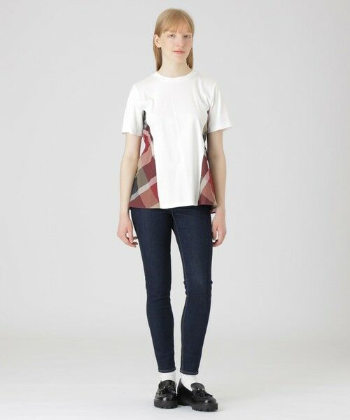 BLUE LABEL / BLACK LABEL CRESTBRIDGE / ブルーレーベル / ブラックレーベル・クレストブリッジ  カットソー | 【一部店舗限定】サイドチェックスムースカットソー | 詳細1