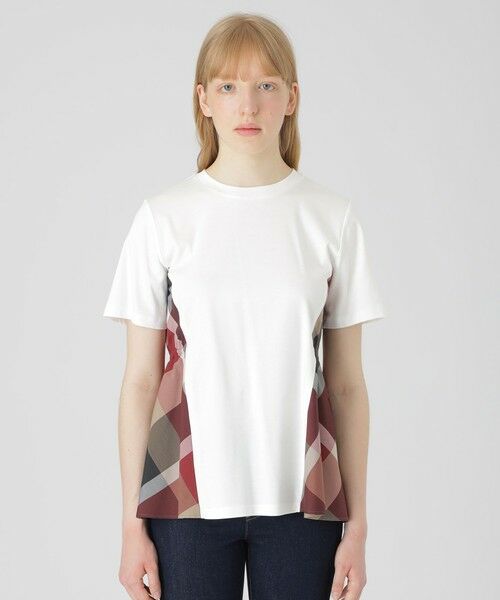 BLUE LABEL / BLACK LABEL CRESTBRIDGE / ブルーレーベル / ブラックレーベル・クレストブリッジ  カットソー | 【一部店舗限定】サイドチェックスムースカットソー | 詳細2
