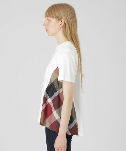BLUE LABEL / BLACK LABEL CRESTBRIDGE / ブルーレーベル / ブラックレーベル・クレストブリッジ  カットソー | 【一部店舗限定】サイドチェックスムースカットソー | 詳細3