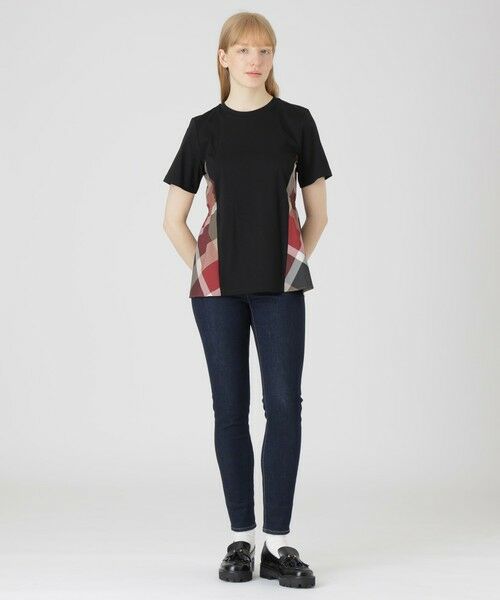 BLUE LABEL / BLACK LABEL CRESTBRIDGE / ブルーレーベル / ブラックレーベル・クレストブリッジ  カットソー | 【一部店舗限定】サイドチェックスムースカットソー | 詳細6