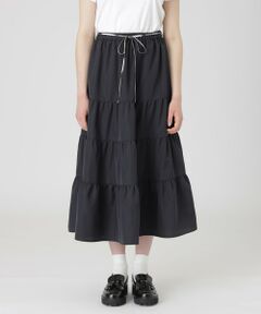 BLUE LABEL / BLACK LABEL CRESTBRIDGE / ブルーレーベル / ブラックレーベル・クレストブリッジ  ミニ・ひざ丈スカート | 【一部店舗限定】エアロツイルティアードスカート