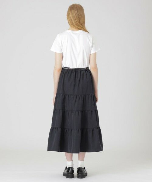 BLUE LABEL / BLACK LABEL CRESTBRIDGE / ブルーレーベル / ブラックレーベル・クレストブリッジ  ミニ・ひざ丈スカート | 【一部店舗限定】エアロツイルティアードスカート | 詳細3
