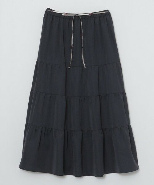 BLUE LABEL / BLACK LABEL CRESTBRIDGE / ブルーレーベル / ブラックレーベル・クレストブリッジ  ミニ・ひざ丈スカート | 【一部店舗限定】エアロツイルティアードスカート | 詳細7
