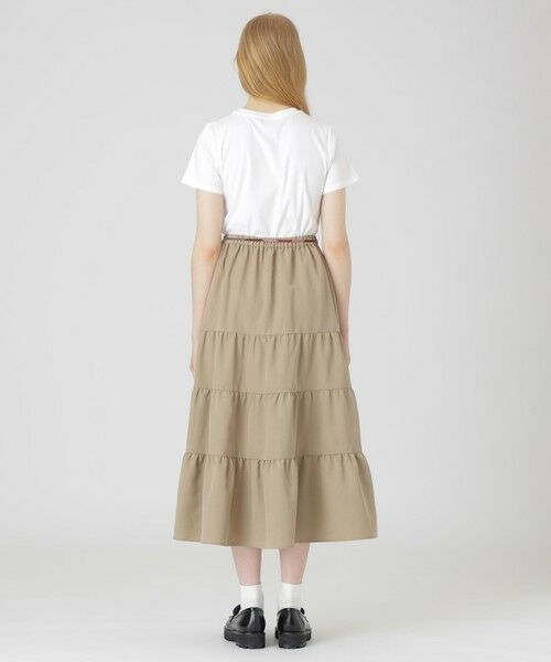 BLUE LABEL / BLACK LABEL CRESTBRIDGE / ブルーレーベル / ブラックレーベル・クレストブリッジ  ミニ・ひざ丈スカート | 【一部店舗限定】エアロツイルティアードスカート | 詳細10