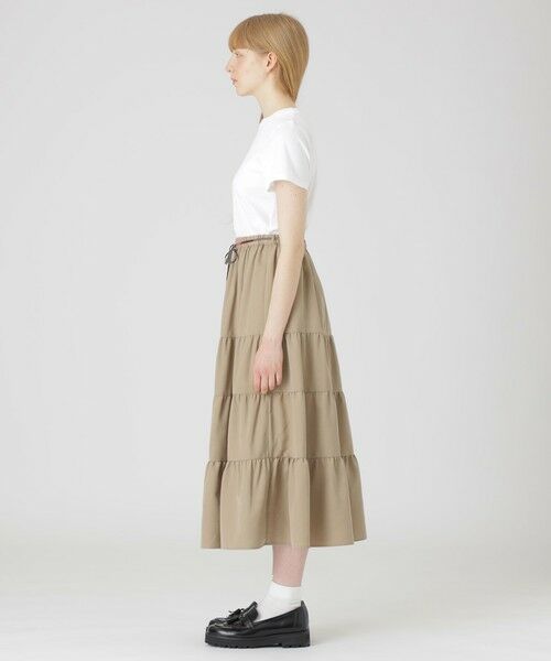 BLUE LABEL / BLACK LABEL CRESTBRIDGE / ブルーレーベル / ブラックレーベル・クレストブリッジ  ミニ・ひざ丈スカート | 【一部店舗限定】エアロツイルティアードスカート | 詳細9