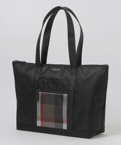 BLUE LABEL / BLACK LABEL CRESTBRIDGE / ブルーレーベル / ブラックレーベル・クレストブリッジ  ショルダーバッグ | 【一部店舗限定】パーシャルクレストブリッジチェックツイルトートバッグ