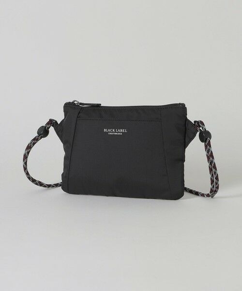 BLUE LABEL / BLACK LABEL CRESTBRIDGE / ブルーレーベル / ブラックレーベル・クレストブリッジ  ショルダーバッグ | 【WEB限定】クレストブリッジチェックドローコードコンビミニショルダー（ブラック）