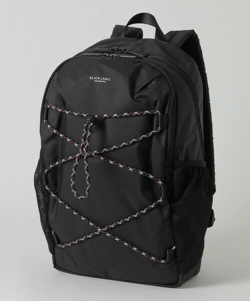 BLUE LABEL / BLACK LABEL CRESTBRIDGE / ブルーレーベル / ブラックレーベル・クレストブリッジ  ショルダーバッグ | 【WEB限定】クレストブリッジチェックドローコードコンビバックパック（ブラック）