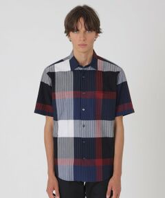 BLUE LABEL / BLACK LABEL CRESTBRIDGE / ブルーレーベル / ブラックレーベル・クレストブリッジ  シャツ・ブラウス | パナマサッカーチェックハーフスリーブシャツ