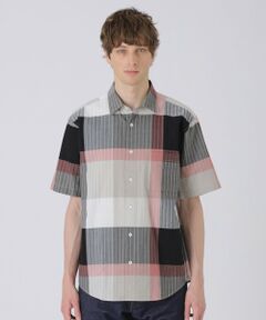 BLUE LABEL / BLACK LABEL CRESTBRIDGE / ブルーレーベル / ブラックレーベル・クレストブリッジ  シャツ・ブラウス | パナマサッカーチェックハーフスリーブシャツ