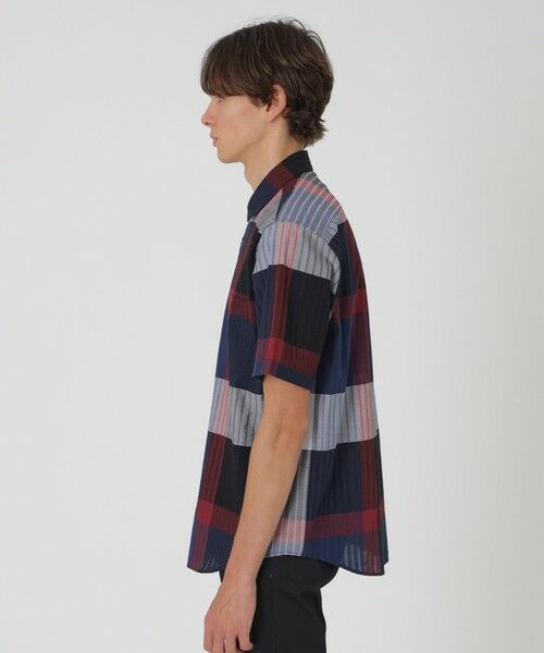 BLUE LABEL / BLACK LABEL CRESTBRIDGE / ブルーレーベル / ブラックレーベル・クレストブリッジ シャツ・ブラウス | パナマサッカーチェックハーフスリーブシャツ | 詳細6