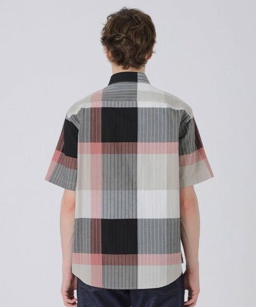 BLUE LABEL / BLACK LABEL CRESTBRIDGE / ブルーレーベル / ブラックレーベル・クレストブリッジ シャツ・ブラウス | パナマサッカーチェックハーフスリーブシャツ | 詳細10