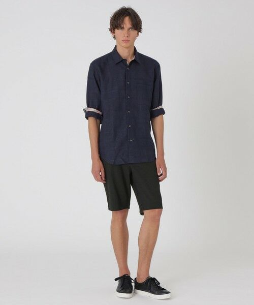 BLUE LABEL / BLACK LABEL CRESTBRIDGE / ブルーレーベル / ブラックレーベル・クレストブリッジ シャツ・ブラウス | シャドーチェックリネンスリークォーターシャツ | 詳細16